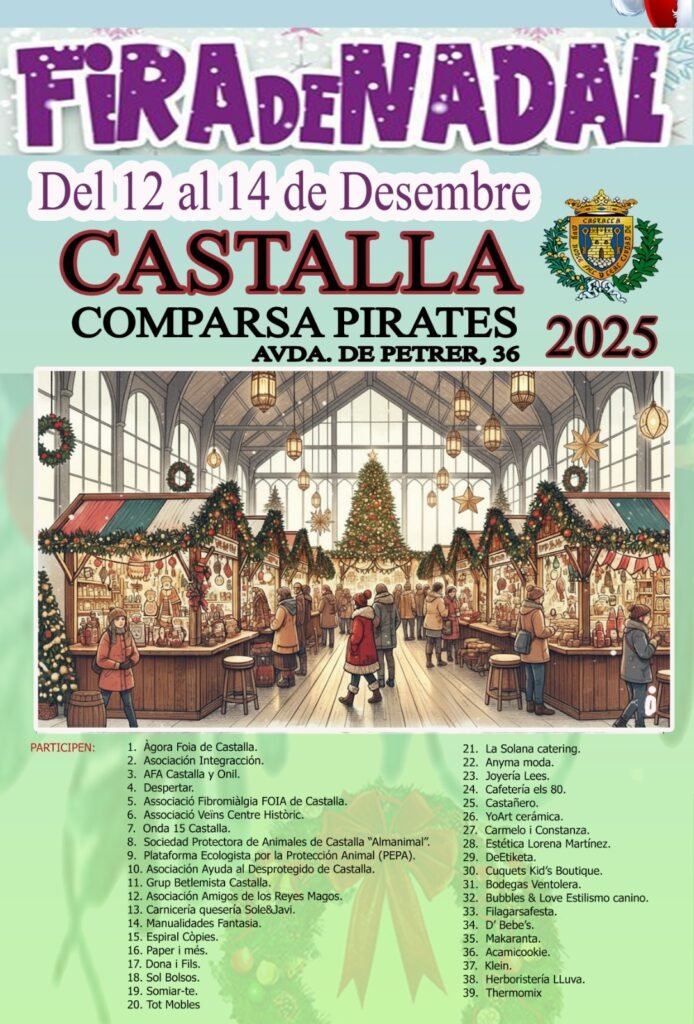 marchés de Noël Alicante 2025