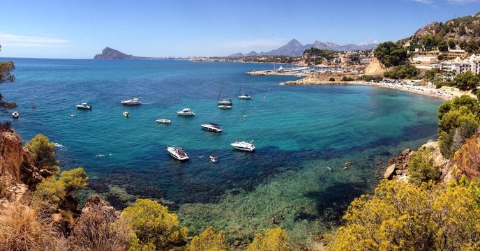 Plages et criques d'Altea